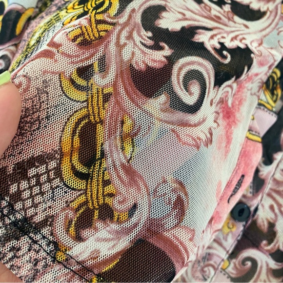 Timing Mesh Button Up Top - Picture 4 of 5